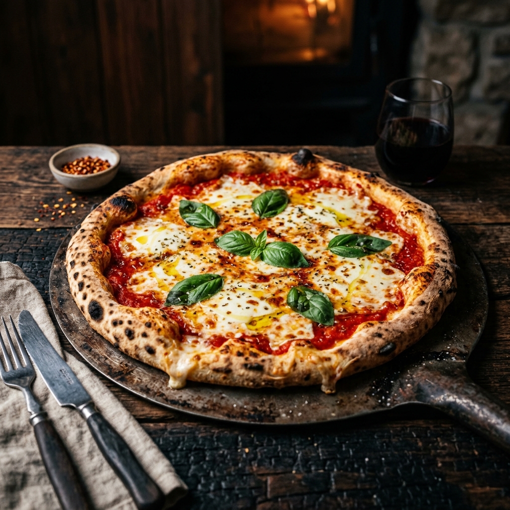Hot Classic Margherita Pizza